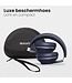 Auronic QuietSound Bluetooth-Kopfhörer kabellos - Over-Ear - aktive Geräuschunterdrückung - Mikrofon - inkl. Tragetasche - Blau