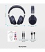 Auronic QuietSound Bluetooth-Kopfhörer kabellos - Over-Ear - aktive Geräuschunterdrückung - Mikrofon - inkl. Tragetasche - Blau