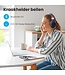 Auronic QuietSound Bluetooth-Kopfhörer kabellos - Over-Ear - aktive Geräuschunterdrückung - Mikrofon - inkl. Tragetasche - Blau