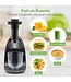 KitchenBrothers Slowjuicer - Entsafter - 700ml - Grau