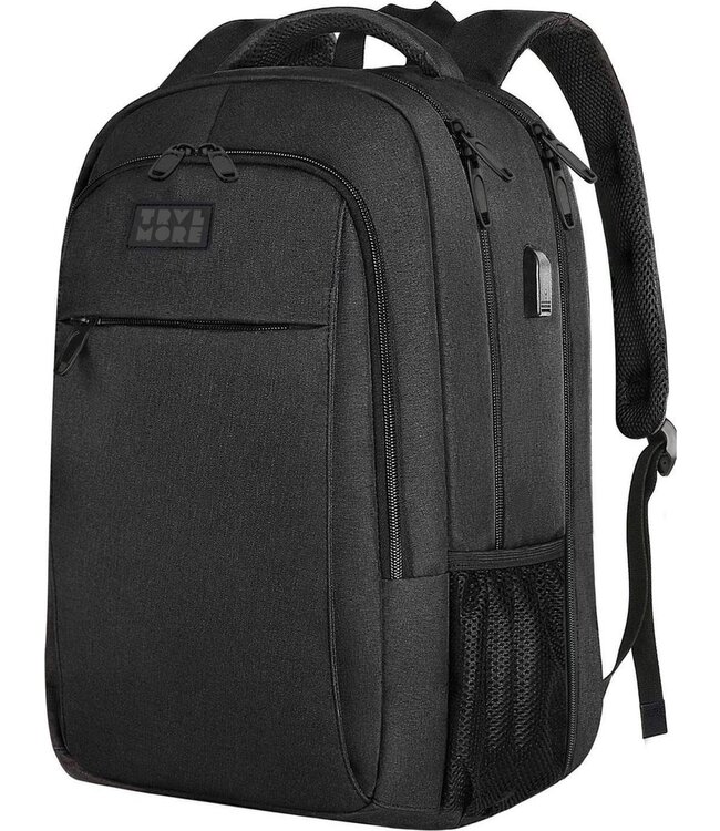 TRVLMORE Rucksack - 36 L - 173 Zoll - Laptop-Rucksack - Wasserdicht - Schwarz