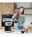 KitchenBrothers Kaffeemaschine - Filterkaffee - mit Glaskanne - 12 Tassen - Schwarz/RSF