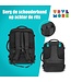 TRVLMORE Reisetasche - Rucksack - Handgepäck Wochenendtasche - Rucksack - Wasserdicht - 40L - Schwarz