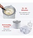 KitchenBrothers Eismaschine - Eismaschine - 1.5L - Weiß