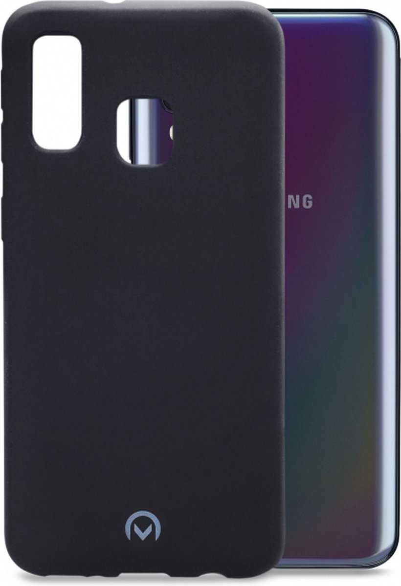 Samsung Galaxy A40 Case - Mobilize - Rubber Gelly Series - TPU Backcover - Schwarz - Case geeignet f