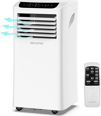 Auronic Auronic Mobile Klimaanlage - 4 Stufen - mit Fernbedienung und Fensterdichtungssatz - für 15-35 m2 -  - 10.000 BTU