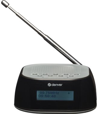 Denver Denver DAB Radio - Radiowecker - Schlummerfunktion - FM Radio - 40 voreingestellte Sender - CRD506 - Schwarz