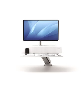 Fellowes Fellowes Lotus RT Sitz-Steh-Arbeitsplatz - Einzelmonitor/ Weiß