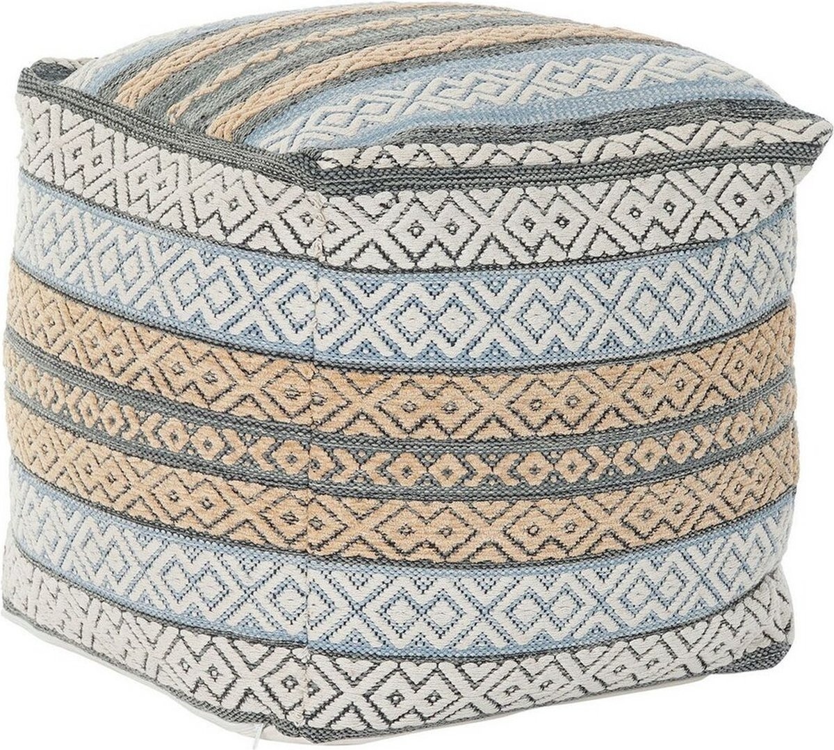 Pouf aus günstig Kaufen-Hocker DKD Home Decor Stripes Baumwolle (50 x 50 x 50 cm). Hocker DKD Home Decor Stripes Baumwolle (50 x 50 x 50 cm) <![CDATA[Wenn Sie einen Hauch vauf Originalität an Ihr zu Hause hinzufügen möchten, tun Sie dies mit pouf DKD Home Decor Stripes Cotton