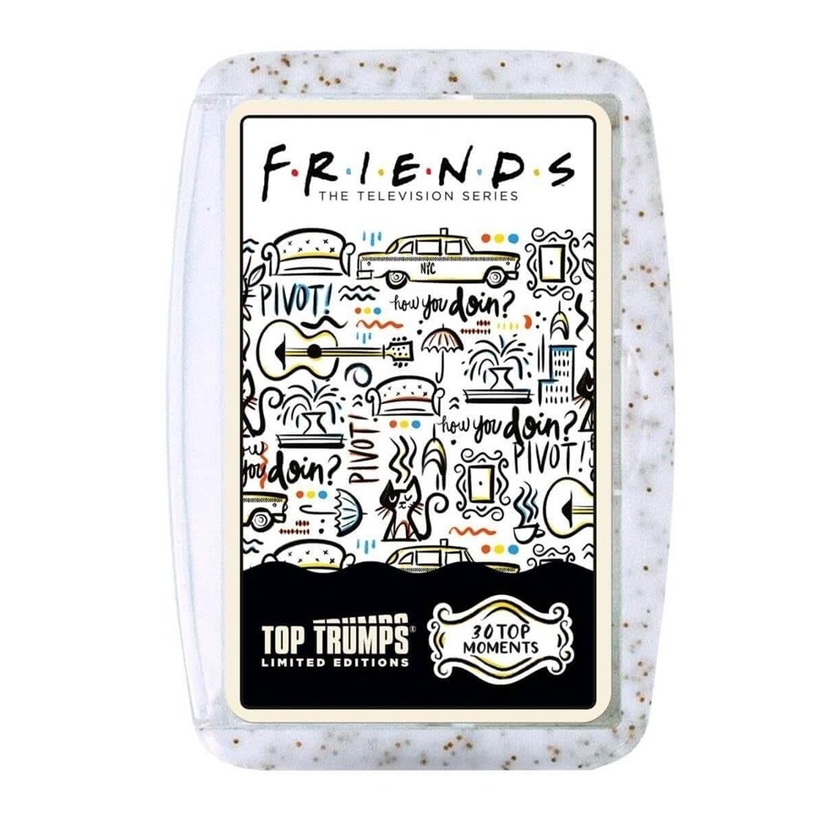 Top Trumps - Friends - Kartenspiel - Limitierte Auflage - 500 Fragen - Englische Sprache