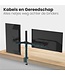 Auronic Dual Monitor Arm - 13 bis 27 Zoll - Verstellbar - Stahl - Schwarz