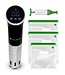 KitchenBrothers Sous Vide Stick - Komplettset - bis zu 95°C - 1200W - Schwarz/RVS