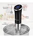 KitchenBrothers Sous Vide Stick - Komplettset - bis zu 95°C - 1200W - Schwarz/RVS