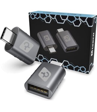 Teeco Teeco USB C zu USB A - 2 Stück - USB C zu USB A - USB 3.0 - 5Gps - Thunderbolt - USB - Geeignet für USB-Stick, USB-Hub, USB-C-Hub - USB-Splitter - Aluminium - Space Grey