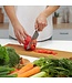 KitchenBrothers Messerset - Messerblock - 16-teilig - mit Schere und Wetzstahl - Akazienholz