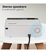 Auronic Mini Beamer - 4500 Lumen - WiFi - 200" Projektion - Full HD - HDMI, Fernbedienung und Tragetasche - Weiß