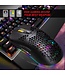 HXSJ X600 Optische Gaming-Maus - Ultraleicht - RGB-Beleuchtung - 8000DPI - Schwarz