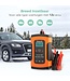 LifeGoods Batterieladegerät - Erhaltungsladegerät - für Auto und Motorrad - 12V - bis zu 100Ah - Orange