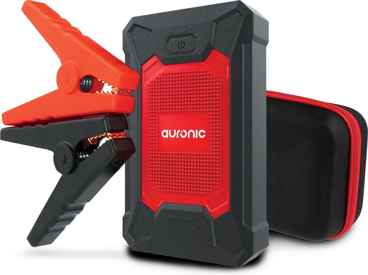 Be Hen günstig Kaufen-Auronic Jumpstarter - 12V - 600A - 7200 mAh - LED Licht - Rot/Schwarz. Auronic Jumpstarter - 12V - 600A - 7200 mAh - LED Licht - Rot/Schwarz <![CDATA[Sie wollen lieber auf Nummer sicher gehen? Mit dem Jumpstarter von Auronic können Sie unbesorgt losfahre