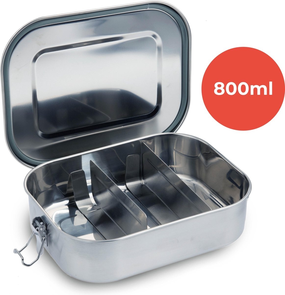 8719632956273 - Brotkasten - auslaufsicher - Fächer - 800ml Fassungsvermögen 8719632956273 - Brotkasten - auslaufsicher - Fächer - 800ml Fassungsvermögen