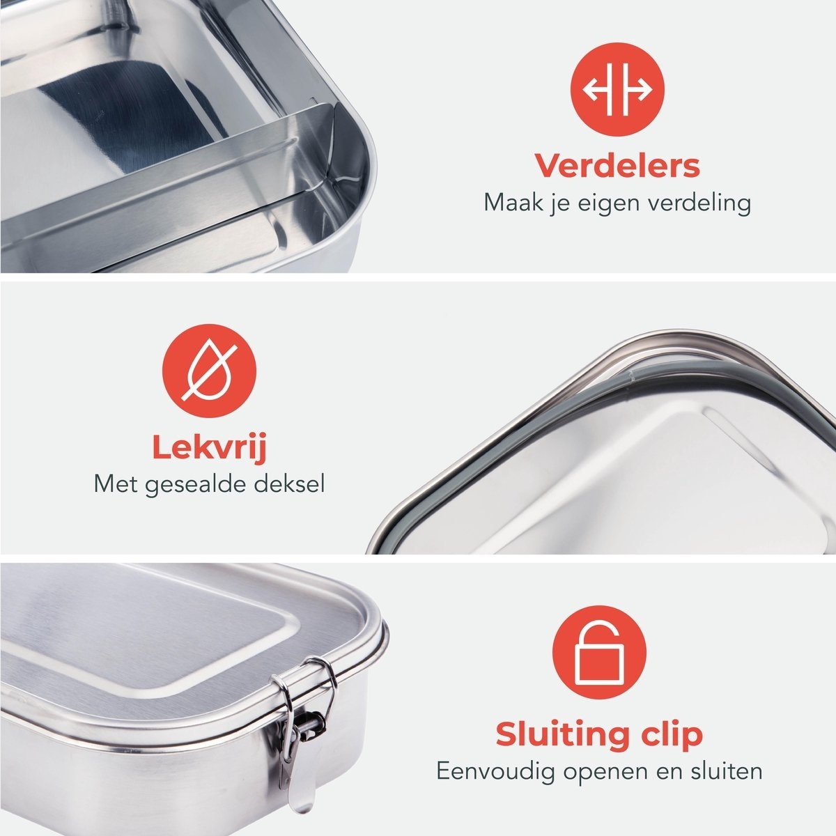 8719632956273 - Brotkasten - auslaufsicher - Fächer - 800ml Fassungsvermögen 8719632956273 - Brotkasten - auslaufsicher - Fächer - 800ml Fassungsvermögen