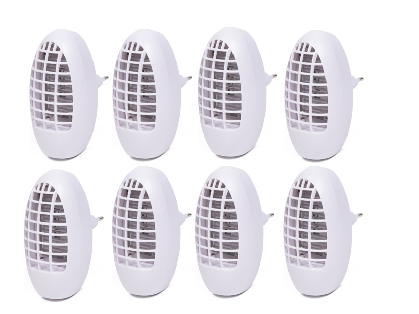 Benson Bellson Plug-In Anti-Mücken-Lampe - 8 STUKS - Insekten - UV-Licht - Für die Wandsteckdose