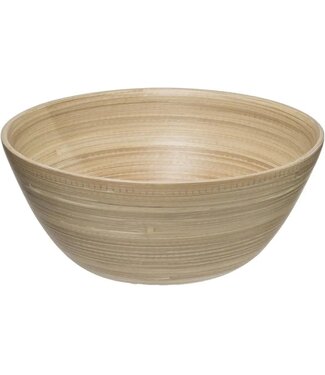 Secret de Gourmet Secret de Gourmet - Salatschüssel/Servierplatte - Bambus - beige- D25 cm