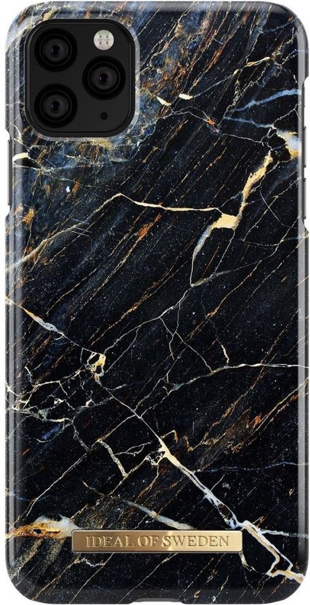 zu B günstig Kaufen-iDeal of Sweden iPhone 11 Pro Max Mode zurück Fall Port Laurent Marmor. iDeal of Sweden iPhone 11 Pro Max Mode zurück Fall Port Laurent Marmor <![CDATA[Der Port-Laurent-Marmor mit seinem schwarzen Sockel und den goldenen und blauen Akzenten wirk