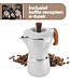 Leonomics Leonomics Premium Kaffeemaschine für 6 Tassen - Aluminium Espressomaschine - Kaffeemaschine 300 mL