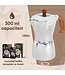 Leonomics Premium Kaffeemaschine für 6 Tassen - Aluminium Espressomaschine - Kaffeemaschine 300 mL