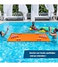 Coast Bier Pong schwimmende Teppich schwimmen Matte 176 x 90 x 3,5 cm orange + schwarz