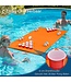 Coast Bier Pong schwimmende Teppich schwimmen Matte 176 x 90 x 3,5 cm orange + schwarz