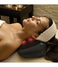 Qumax Massagekissen kabellos - Wiederaufladbar - Wärmefunktion - Elektrisches Shiatsu-Massagekissen - Schwarz
