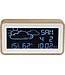 Denver Denver WS-72 / Wetterstation mit Wecker / Datum / Temperatur - und Luftfeuchtigkeit / USB für Smartphone / Holz