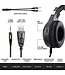 J-ANKKA F2 RGB Over-Ear-Kopfhörer - Gaming-Headset mit Mikrofon für Nintendo Switch - PS4/PS5 - PC/Laptops - Xbox One - Schwarz