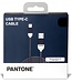 Celly Pantone - USB-Kabel Typ-C, 1,5 Meter, Blau - Gummi