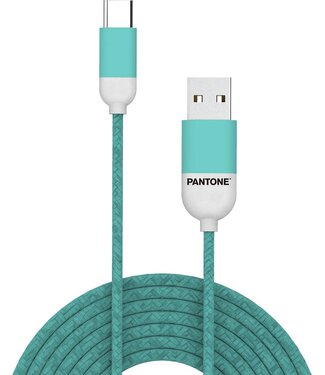 Celly Celly Pantone USB-Kabel Typ-C, 1,5 Meter, Grün - Gummi