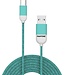Celly Pantone USB-Kabel Typ-C, 1,5 Meter, Grün - Gummi