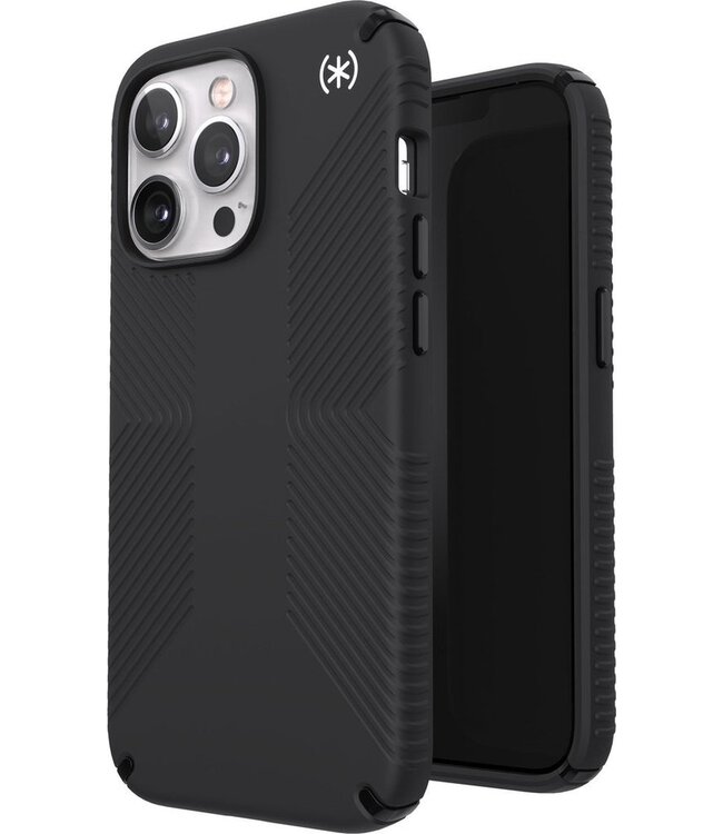 Speck Presidio2 Grip - Apple iPhone 13 Pro Max- mit bakterientötendem Microban - 4 Meter (13ft) Fallschutz - schwarz