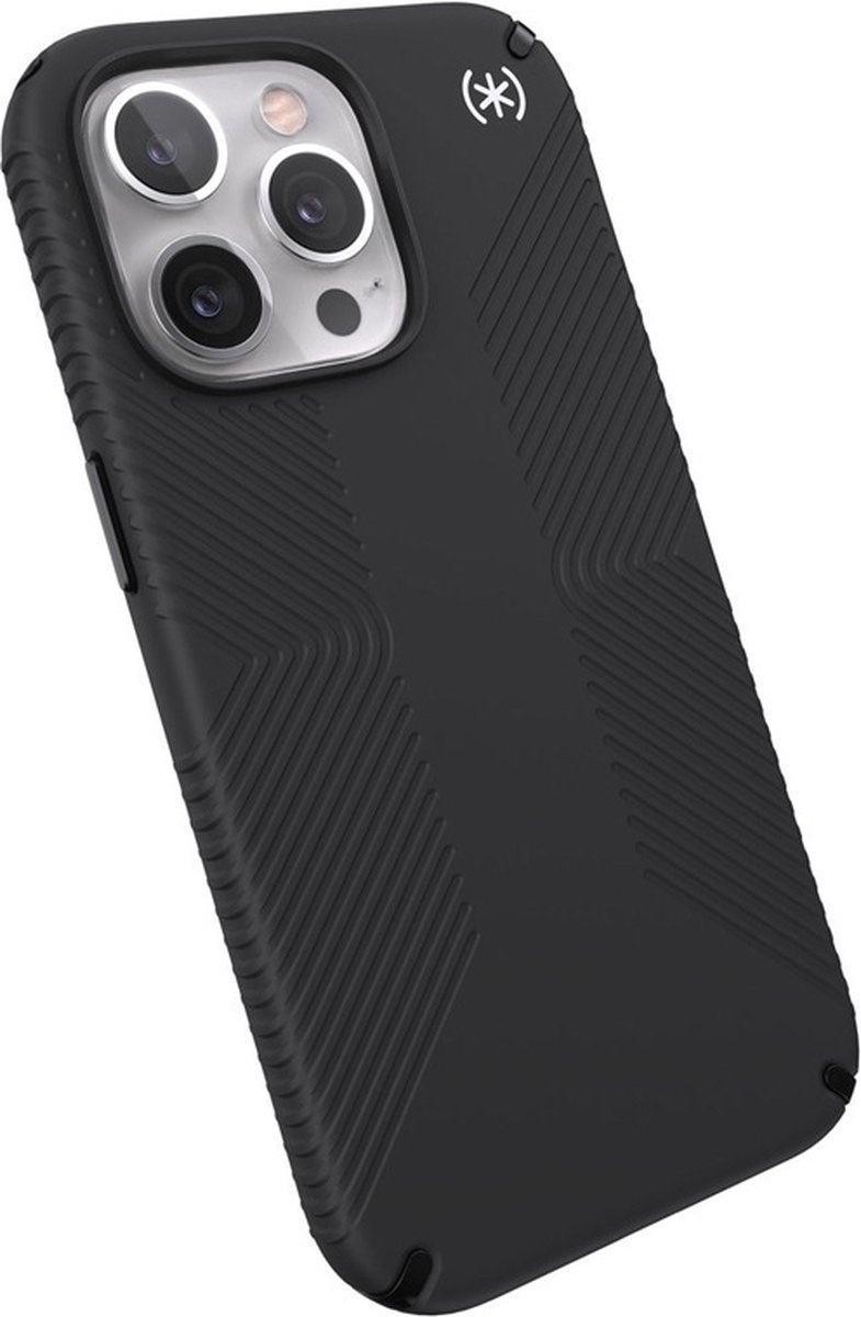 0840168505371 - Presidio2 Grip - Apple iPhone 13 Pro Max- mit bakterientötendem Microban - 4 Meter (13ft) Fallschutz - schwarz 0840168505371 - Presidio2 Grip - Apple iPhone 13 Pro Max- mit bakterientötendem Microban - 4 Meter (13ft) Fallschutz - schwarz