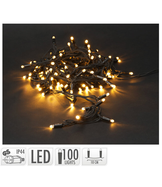 Weihnachtsbeleuchtung 100 Led - EXTRA Warm White - 9.9 Meter INCL Start-up Adapter
