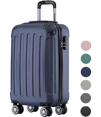 TRVLMORE TRVLMORE Handgepäck Koffer mit Rädern - 54x36x20cm - 38L - Dunkelblau