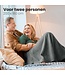 Auronic Electric Heat Blanket - Überdecke - 2 Personen - 3 Stufen - Mit Timer - 200 x 180 cm - Grau