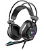 AULA S600 RGB-Gaming-Headset mit Stereo-Mikrofon für PS4-Laptops-Xbox One-Schwarz