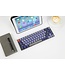 XINMENG RF-68MINI Drahtlose mechanische Tastatur - 68Tasten - Bluetooth/2.4G/Line 3modes - Low Brown Switch - RGB LIGHT - Windows/Mac - QWERTY - Leicht und tragbar