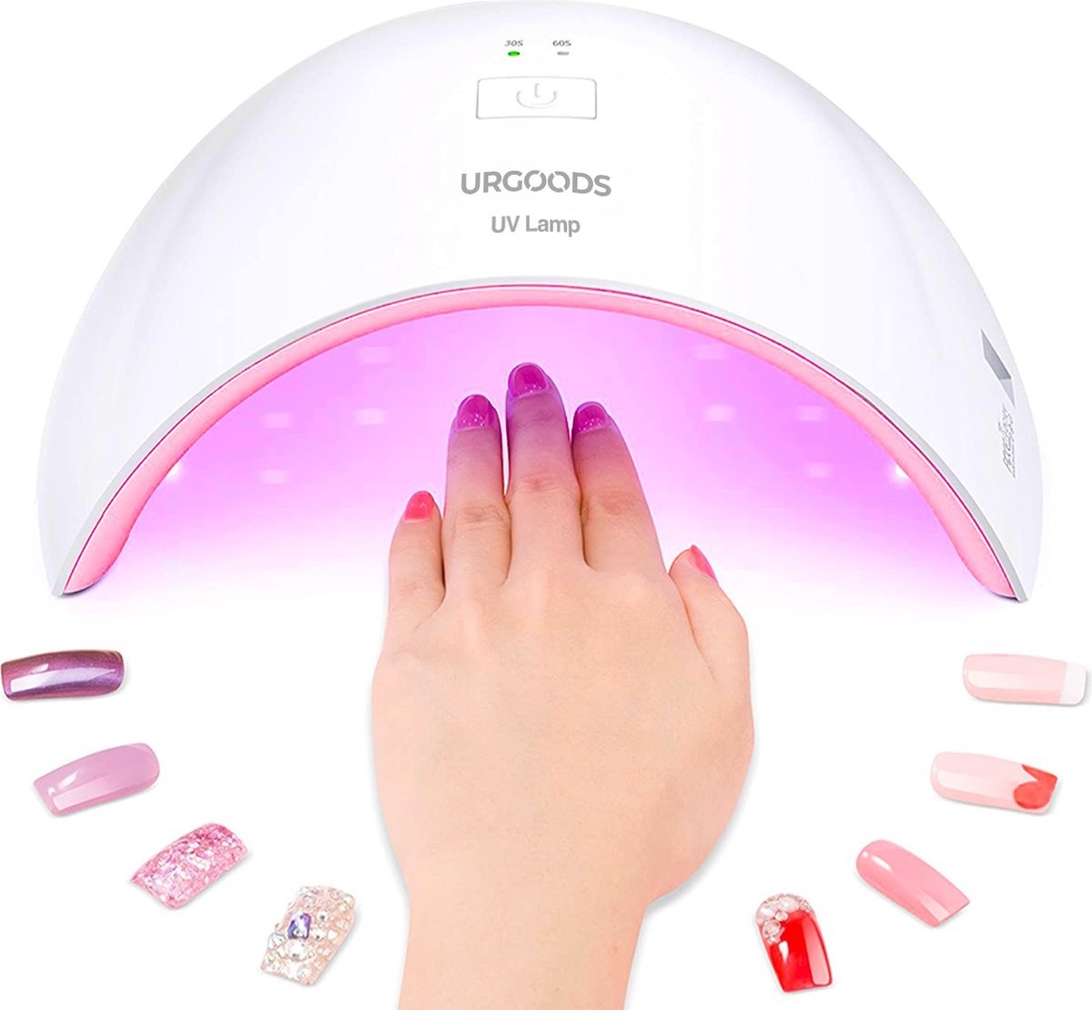 Rock in günstig Kaufen-LED-UV-Lampe Gel-Nägel - Nagellampe für Gel-Lack - LED-Lampe Nägel - 24W Energieeinsparung - Weiß. LED-UV-Lampe Gel-Nägel - Nagellampe für Gel-Lack - LED-Lampe Nägel - 24W Energieeinsparung - Weiß <![CDATA[Trocknen 