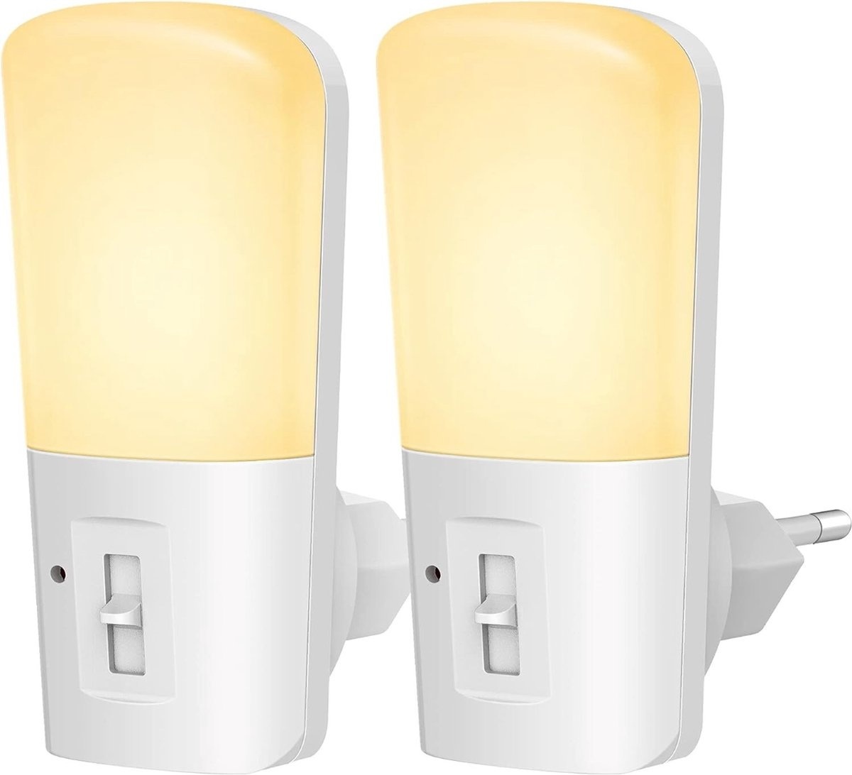 Sensor günstig Kaufen-Qumax LED Nachtlicht Sockel 2 Stück - Dimmbare Nachtlichter mit Sensor - Babyzimmer Nachtlicht - Tag und Nacht Sensor - Kinder & Baby - Weiß. Qumax LED Nachtlicht Sockel 2 Stück - Dimmbare Nachtlichter mit Sensor - Babyzimmer Nachtlicht