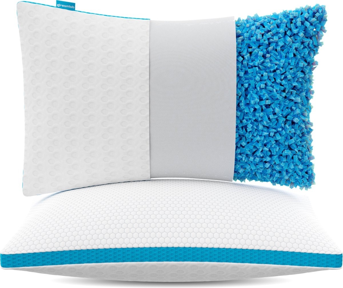 Kissen günstig Kaufen-Dreamlab Memory Foam Pillow Herausnehmbarer Memory Foam - Kühlung. Dreamlab Memory Foam Pillow Herausnehmbarer Memory Foam - Kühlung <![CDATA[Gönnen Sie sich den besten Schlaf mit diesem Dreamlab Memory Foam-Kissen. Dank des einzigartigen zerkl