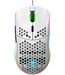 HXSJ J900 Optische Gaming-Maus - Ultraleicht - RGB-Beleuchtung - 6400DPI - Weiß