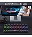 HXSJ V700 RGB Membran kabelgebundene Gaming-Tastatur - 61Tasten - Qwerty